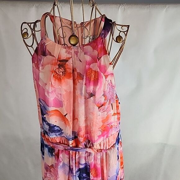 Jessica Howard Floral Dress Size 14 - Picture 4 of 14